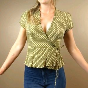 Free People Peplum Crop Top